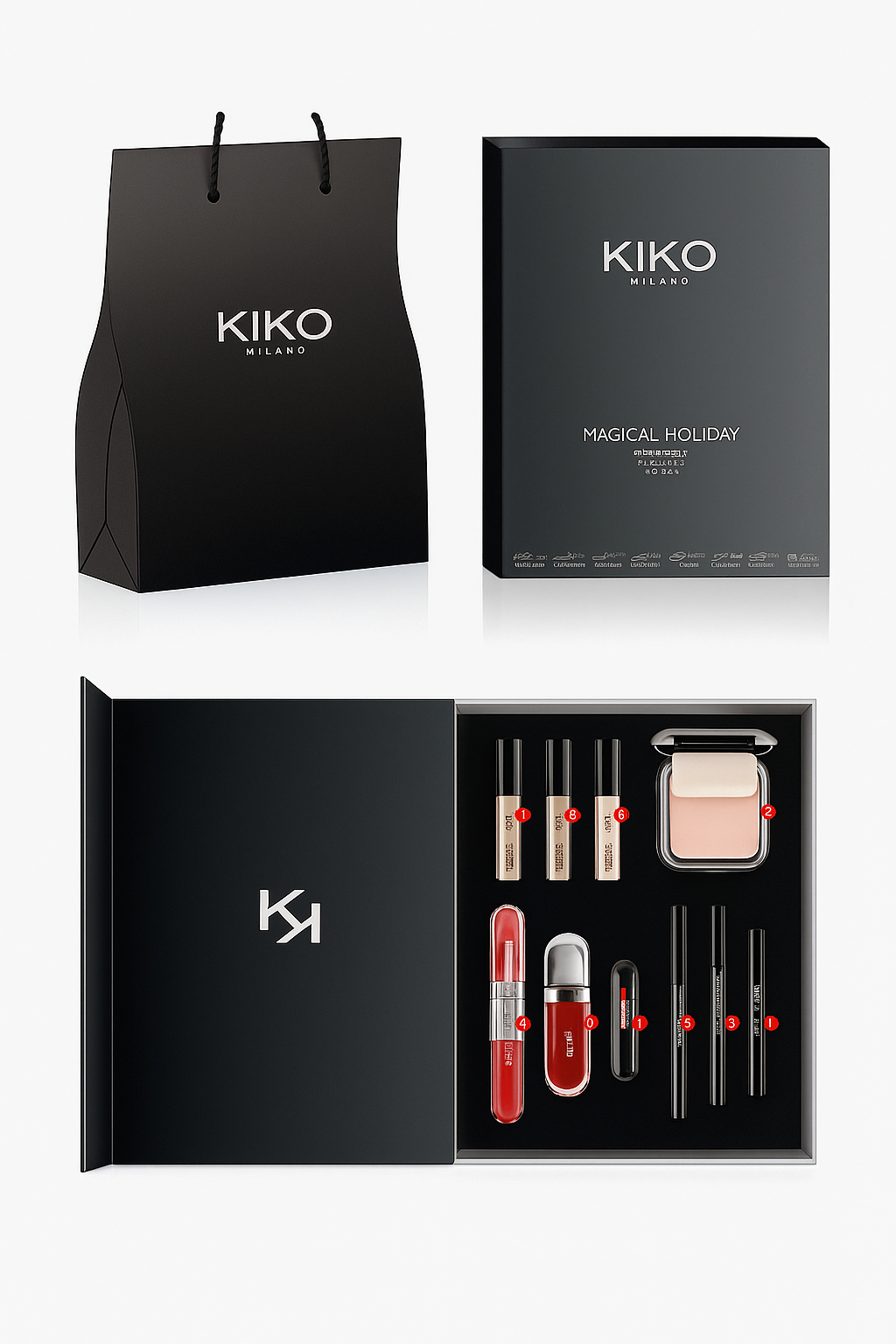 Coffret kiko milano 10 pièces